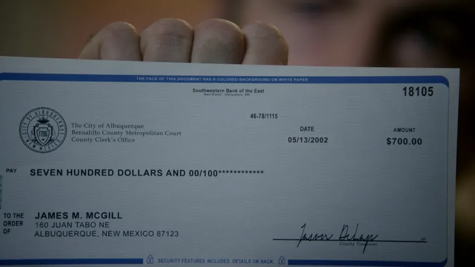 Frame from Better Call Saul