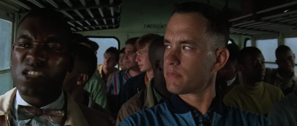 Frame from Forrest Gump