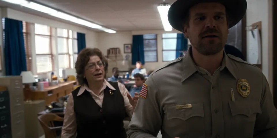 Frame from Stranger Things