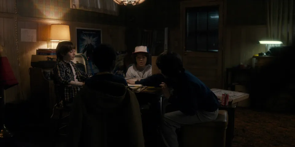 Frame from Stranger Things